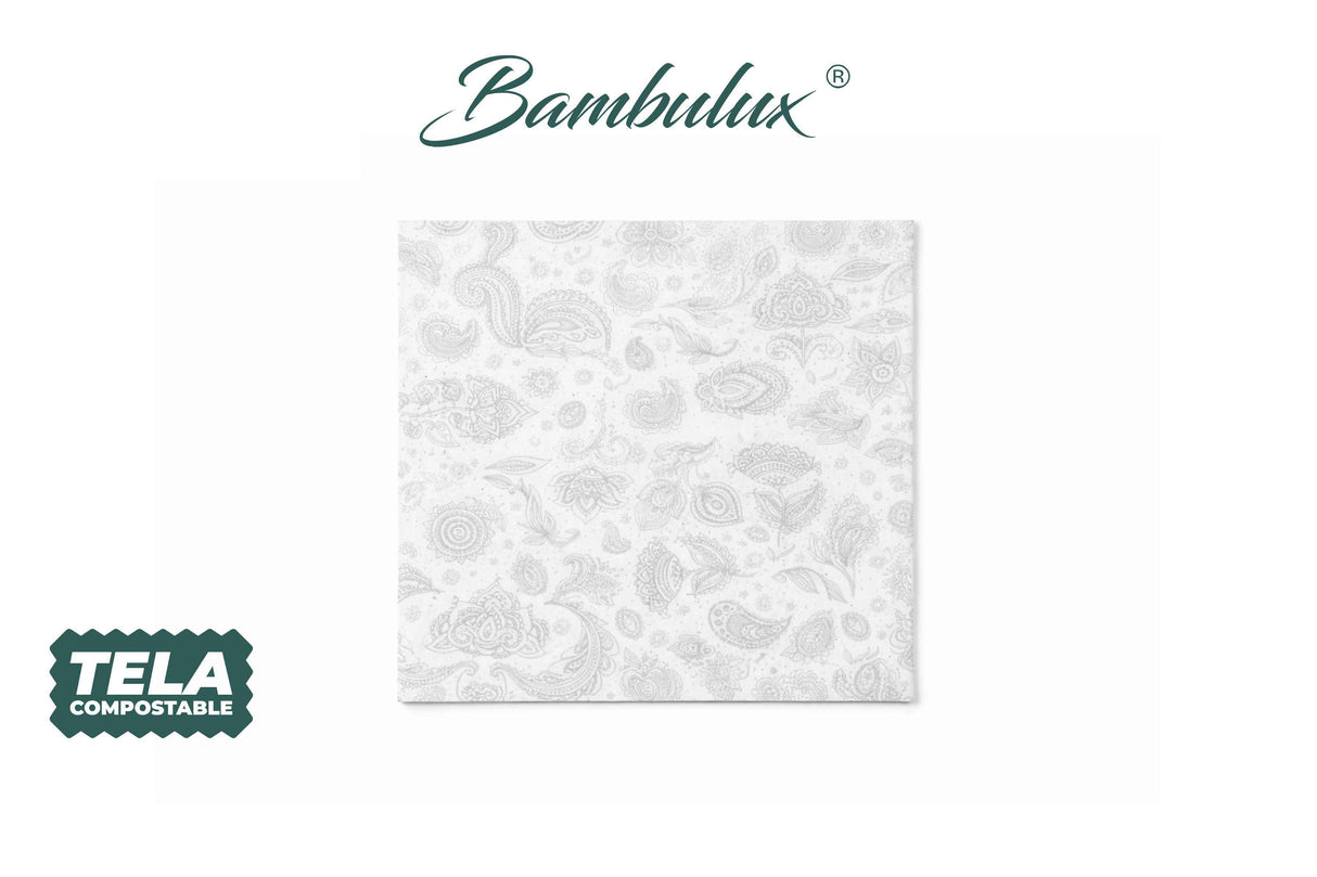 Servilleta Bambulux 40x40cm Deco. Yakarta Gris, 480uds