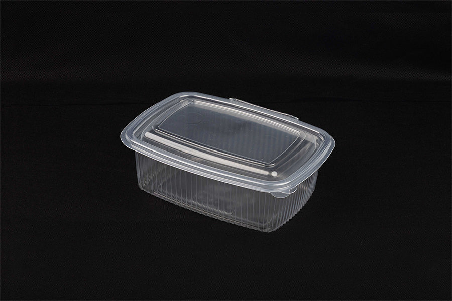 Envase Bisagra Oval -PP- 1.000cc. (8pq. x 50ud.)