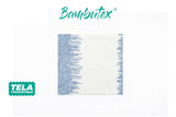 Servilleta Bambutex 40x40cm Deco. Sonora Azul, 600uds