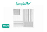 Servilleta Bambutex 48x48cm Deco. Campos Negro, 300uds