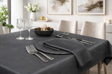 Mantel Tela Raso Satén 100x100cm Color Gris (50% Poliéster / 50% Algodón)
