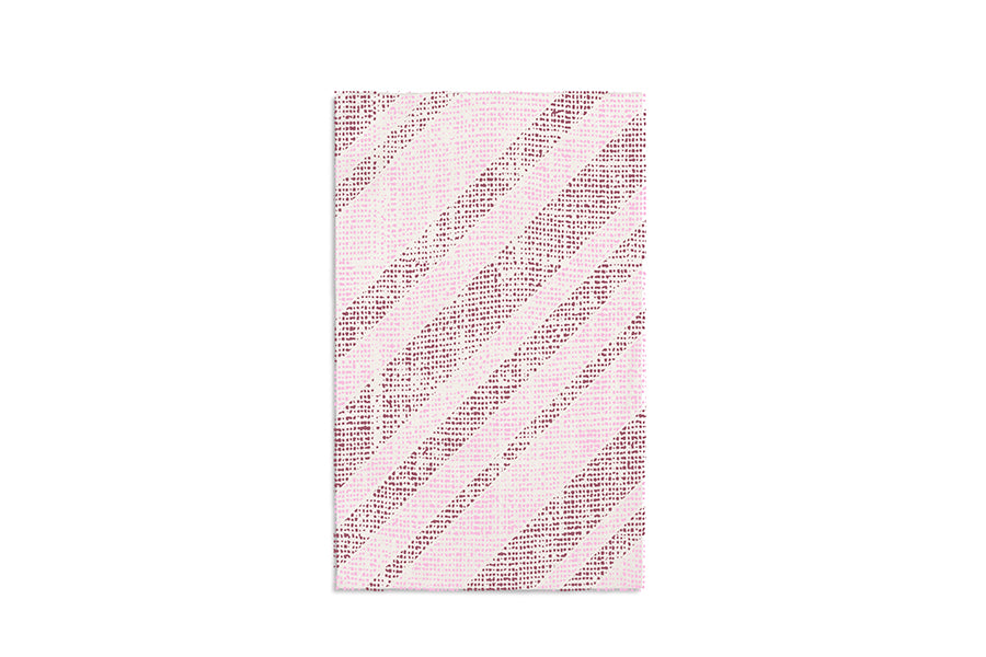 Servilleta Bambulux 30x48cm Pleg. 1/4 Deco. Marea Burdeos, 480uds