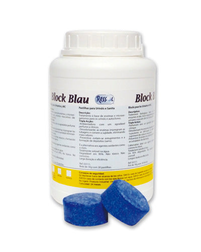 Pastillas para Urinarios Block Blau.