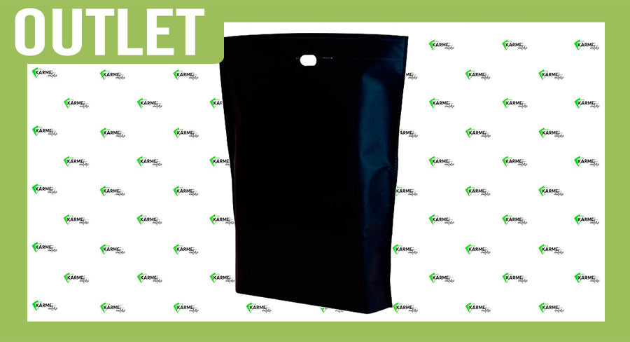 ; Bolsa Troquelada Novotex 40x50+10cm 60gr. Negro 300 uds.