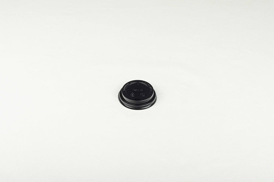 Couvercle pour gobelet en papier 200 cc. 7 oz, noir (paquet de 20 x 50 unités) 