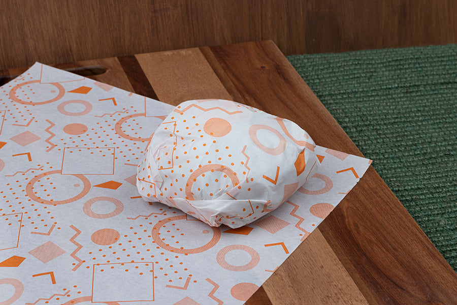 White Greaseproof Paper Format 30x30cm 35g Memphis 3,000 units (Fast Food)