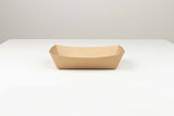 Anti-grease Kraft tray 219x175x55mm (2pq x 150u)