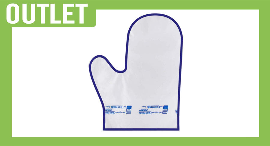; Guante Higienico Manopla PE-COEX 40MY, 5x100uds (Clean Hands)