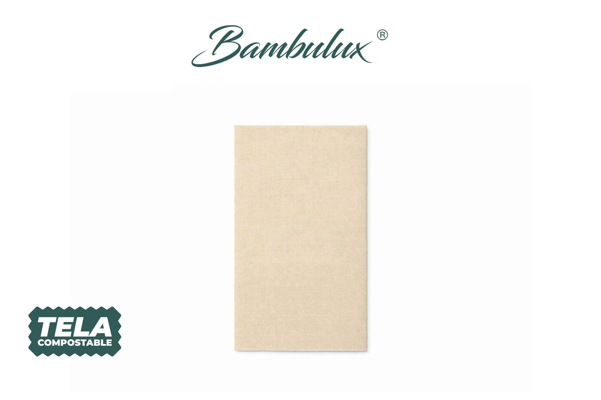 Servilleta Bambulux 30x48cm Pleg. 1/4 Deco. Capri Melocotón, 480uds