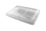 ;Hinged lid container of sliced -pet- 1250cc 25 units Divided into four parts (-15ºC to +55ºC)