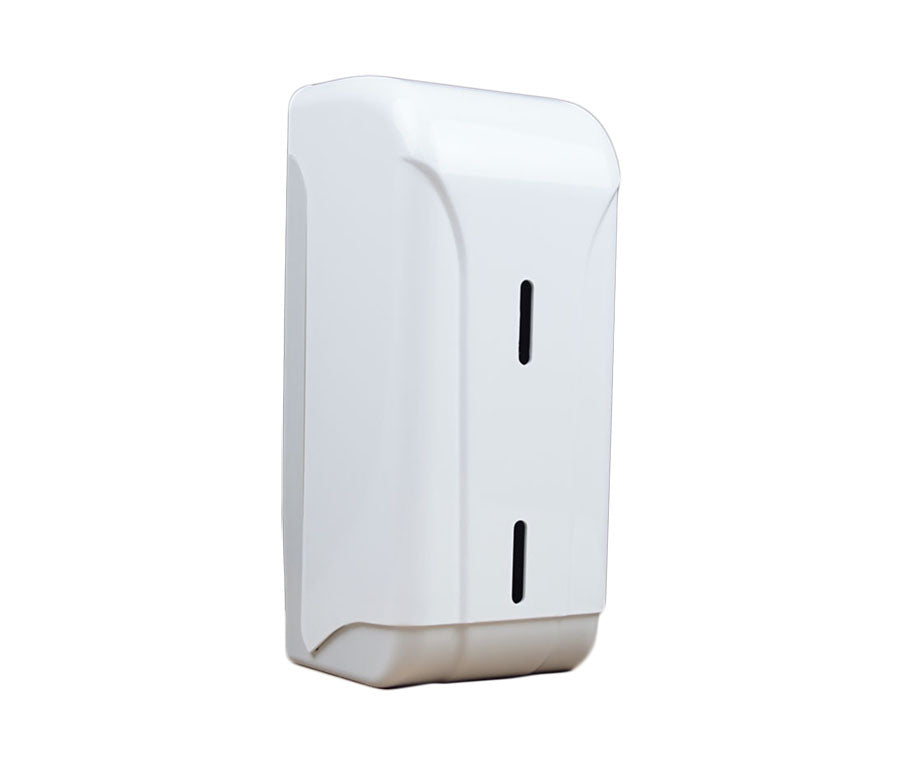Distributeur de papier toilette triple feuille ABS blanc 