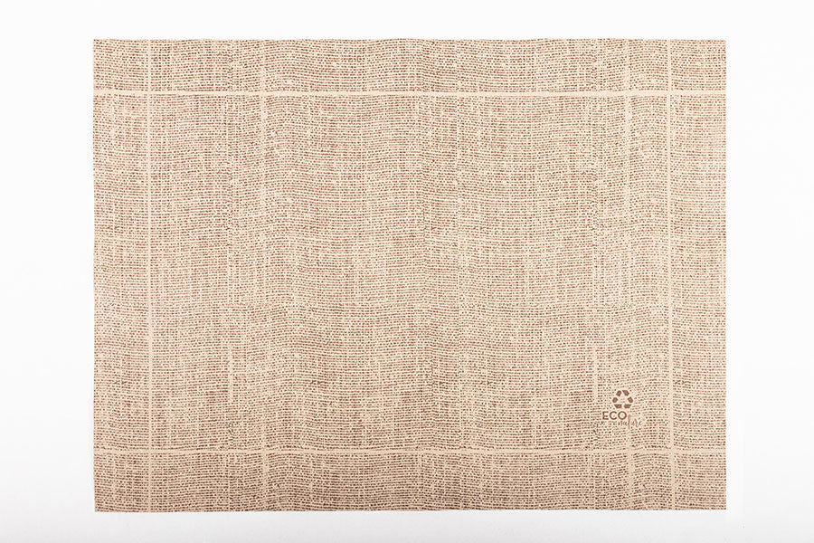 Papier pour cheminée 30 x 40 cm Eco Nature 100 g. Décoration en jute, 500 unités (2 x 250 unités).