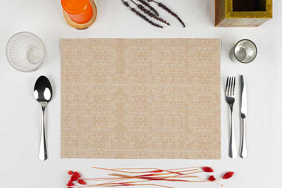 Bambulux Cut Tablecloth 30x40cm 250pcs Deco. Capri Peach