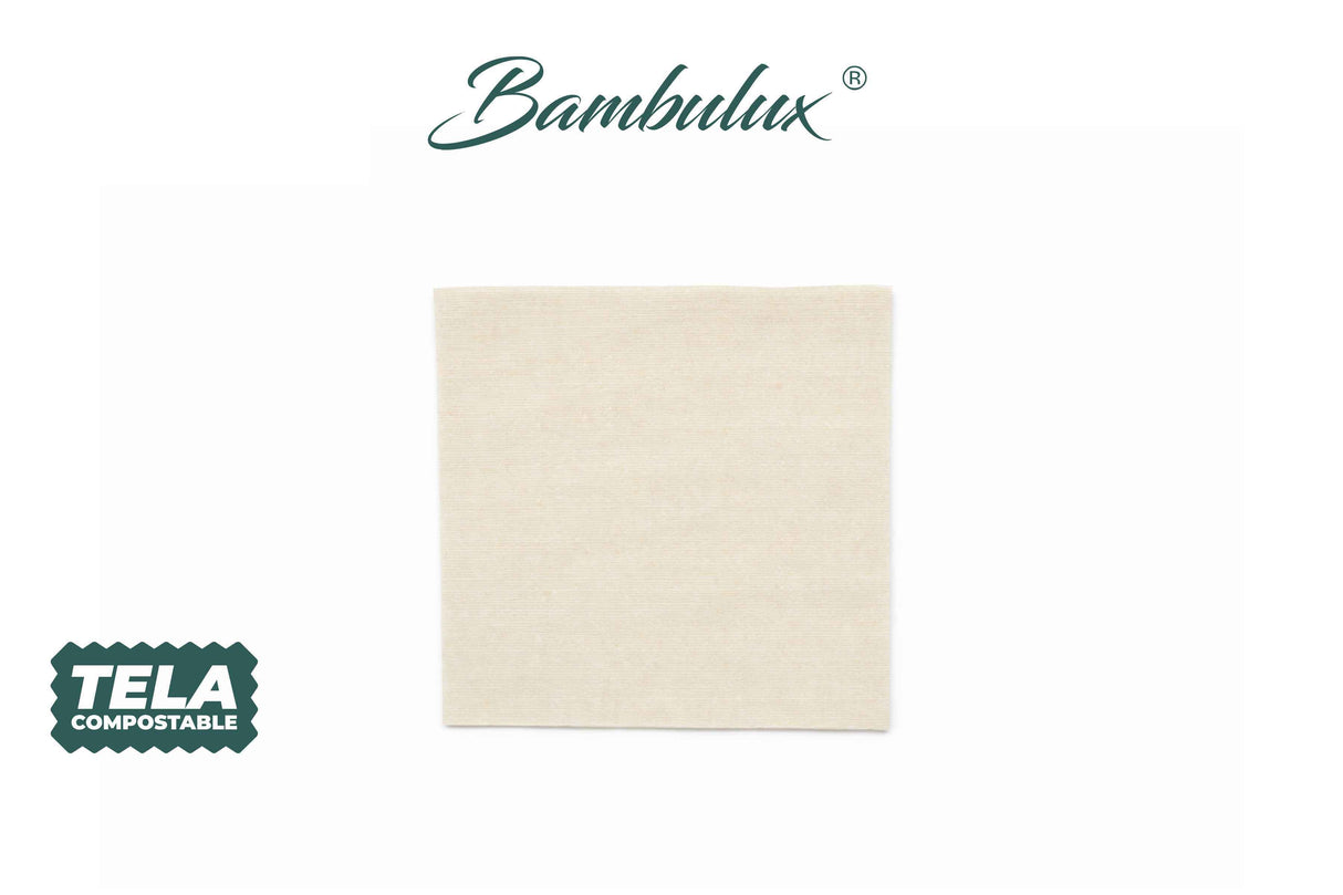 Servilleta Bambulux 40x40cm Deco. Capri Melocotón, 480uds