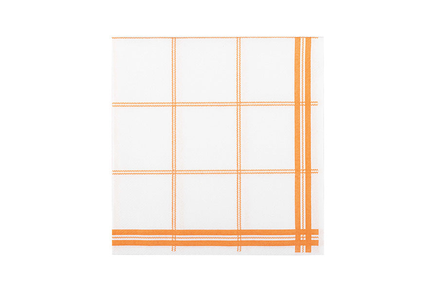 Servilleta Air Soft 48x48cm Deco. Lyon Naranja, 400uds