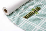 Cheminée Rollo Bambulux 1x25m Blanco Deco. Minorque Agua Marina