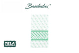 Servilleta Bambulux 48x48cm Pleg. 1/8 Deco. Square Verde, 300uds