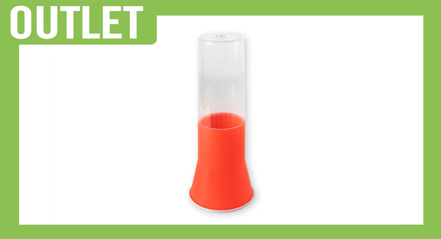 ; Round rod holder with lid, 25 units.