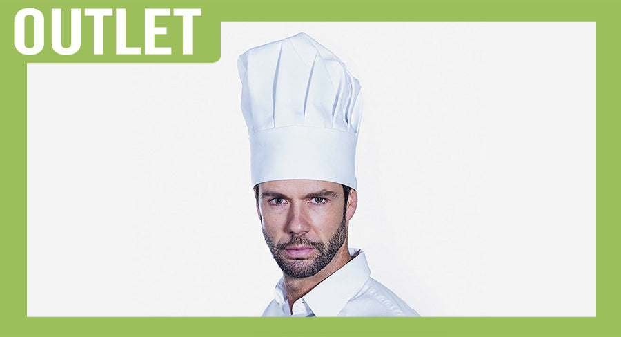 ; Rouleau Drap Gorro Cocina-Cheff Blanco