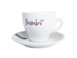 Conjunto taza + plato café con leche con logo (Café con leche e infusiones)