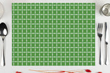Mantel Papel 28x40,5cm 80gr Deco. Cuadros Verde Impresion Offset, 500uds