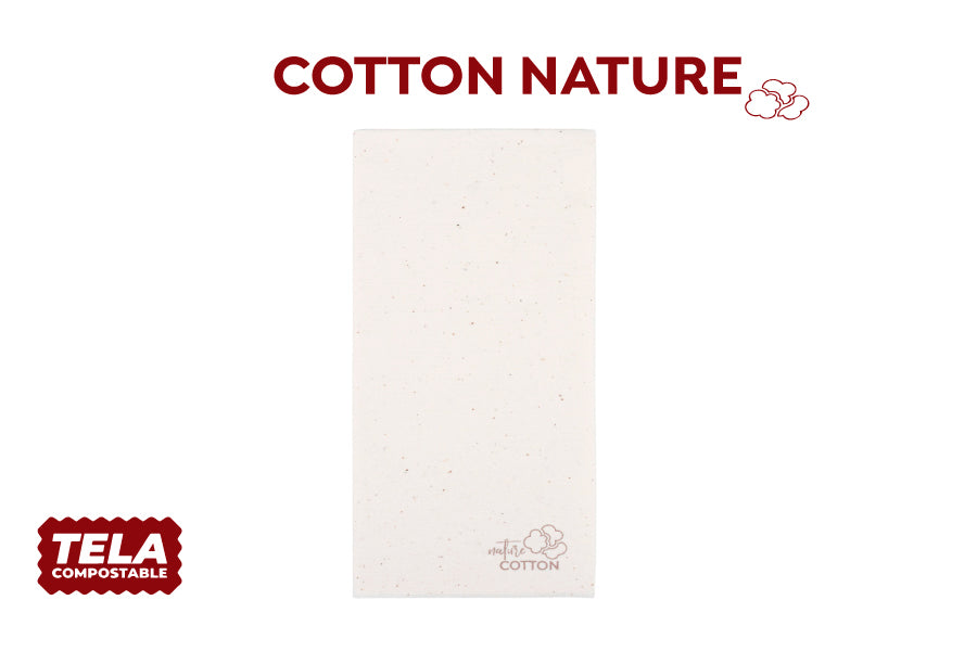 Servilleta Cotton Nature 48x48 Pleg. 1/8 360uds Blanco