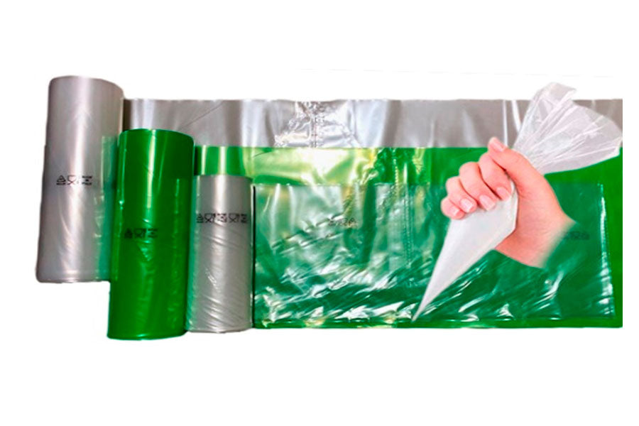 Rollo Manga Pastelera Transparente 40cm, 100uds
