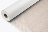 Bambutex Tablecloth Roll 1.2x25m White Deco. Nairobi Peach