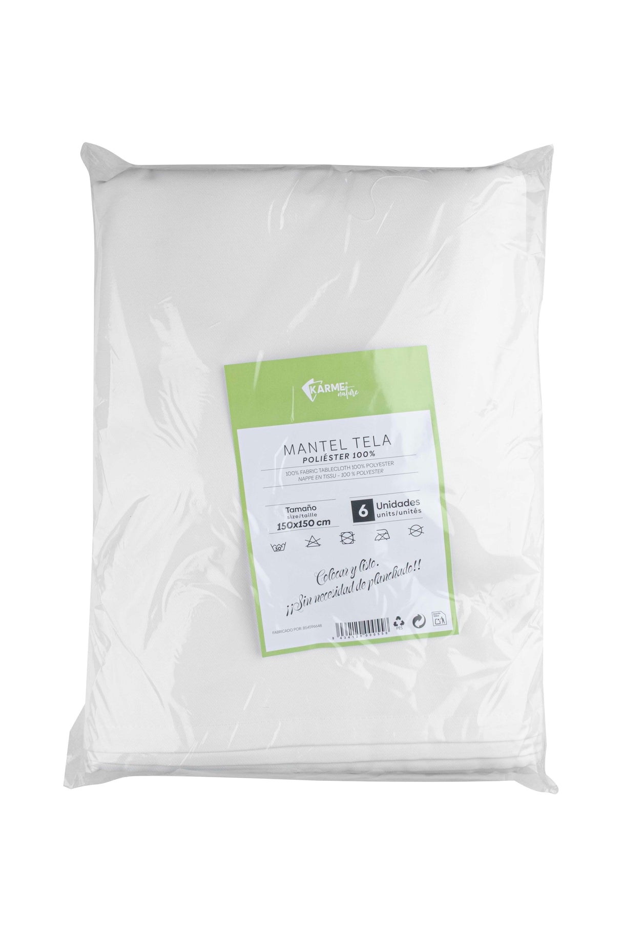Mantel Tela Poliester 100% 150x150 cm