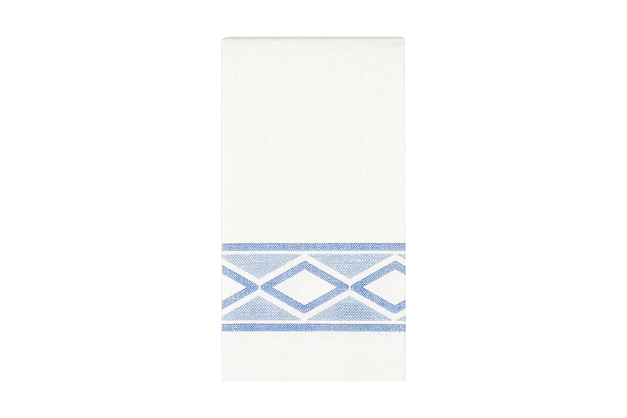 Serv. Bambulux 48x48 Pl. 1/8 300uds. Blanco DL AZ Deco. Delfos Azul