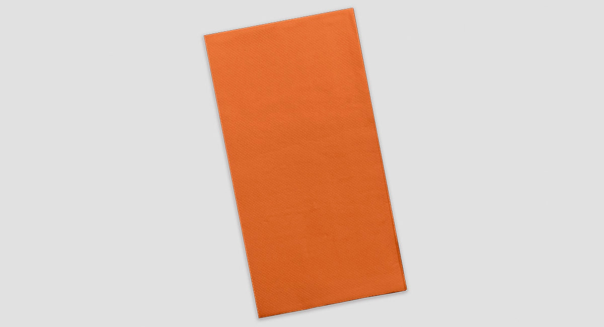 Servilleta Punta Punta 30x40cm Naranja, 50uds 48paq