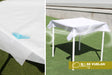 Mantel Novotex "No se vuela" 100x100cm Color Blanco, 150uds