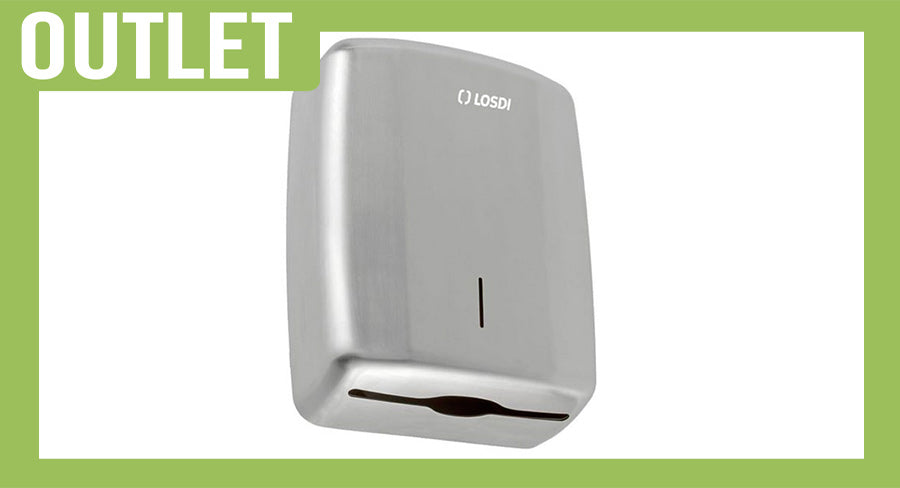 ; Disp. Portatoallas Acero Inox. Santinado Losdi