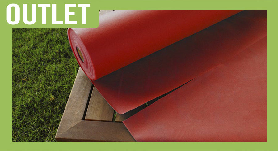 ; Rollo Mantel Novotex 1x50m Prec. 40cm Rojo