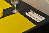 Mantel papel 35x50cm 40gr E Fondo Amarillo, 1000uds