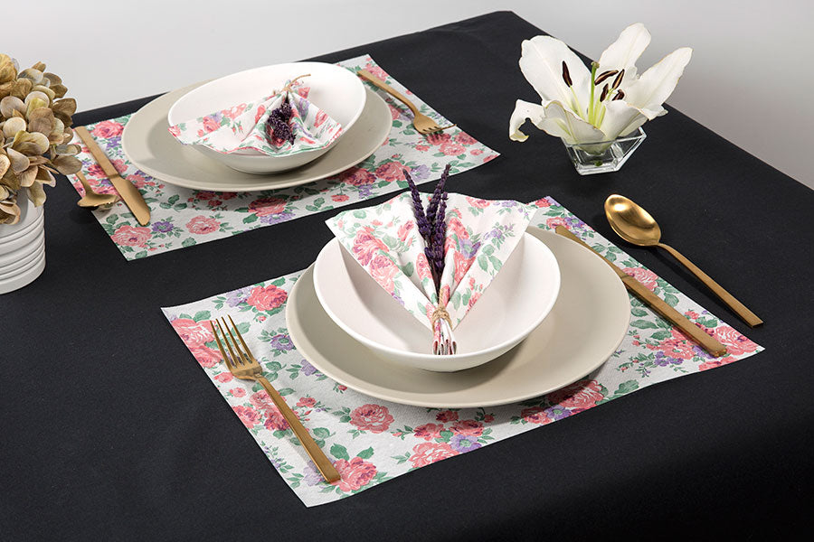 Air Soft Tablecloth 30x40 400 units. Deco. Floral