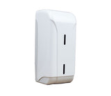 Distributeur de papier toilette triple feuille ABS blanc 