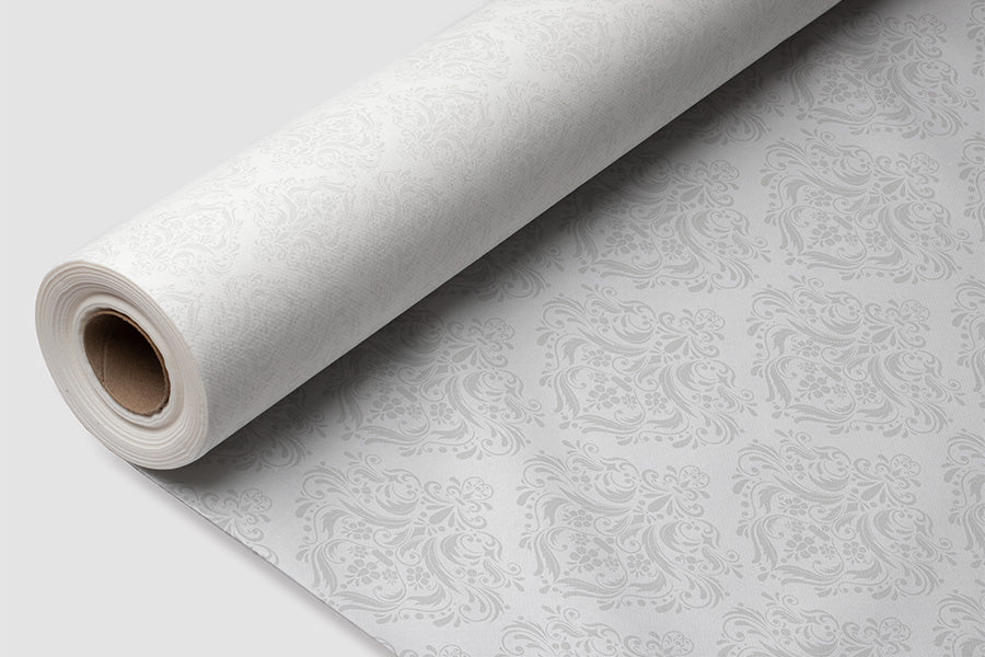 Rollo Mantel Air Soft 1,20x25m Deco. Versalles Gris