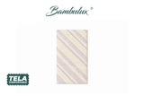 Servilleta Bambulux 30x48cm Pleg. 1/4 Deco. Marea Burdeos, 480uds