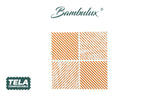 Servilleta Bambulux 40x40cm Deco. Diagonal Terra, 480uds