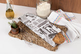 Bolsa Papel Antigrasa 9+5x32cm 35gr. Deco. Prensa 1.000 uds.