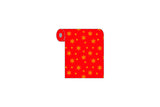 Rollo Mantel Novotex 0,40x48m Prec. 30cm Rojo Deco. Estrellas