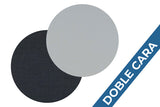 Posavasos Polipiel Redondo 10x10cm Gris-Negro (10pq x 6uds)