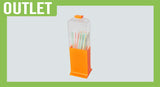 ; Rectangular rod holder with lid, 25 units.