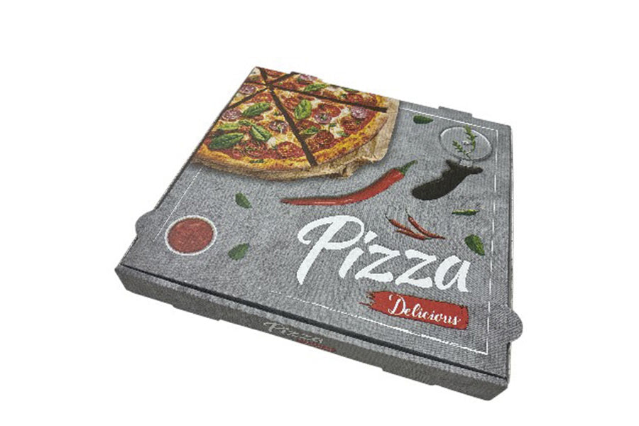 Caja Cartón Pizza 50x50cm Mod. "Delis", 50ud.