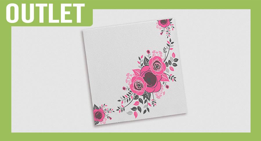 ; Servilleta Air Soft 40x40cm Deco. Bouquet, 600uds
