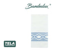 Servir. Bambulux 48x48 Pl. 1/8 300uds. Blanco DL AZ Déco. Delfos Bleu