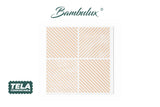 Servilleta Bambulux 48x48cm Deco. Diagonal Melocotón, 240uds