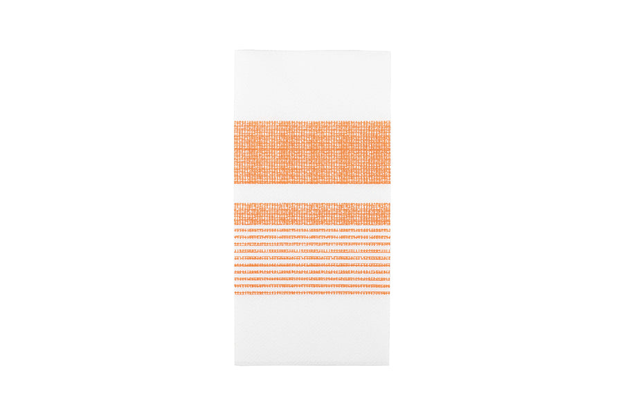 Servilleta Air Soft 48x48cm Pleg. 1/8 L Blanca Deco. Amanecer Naranja, 360uds