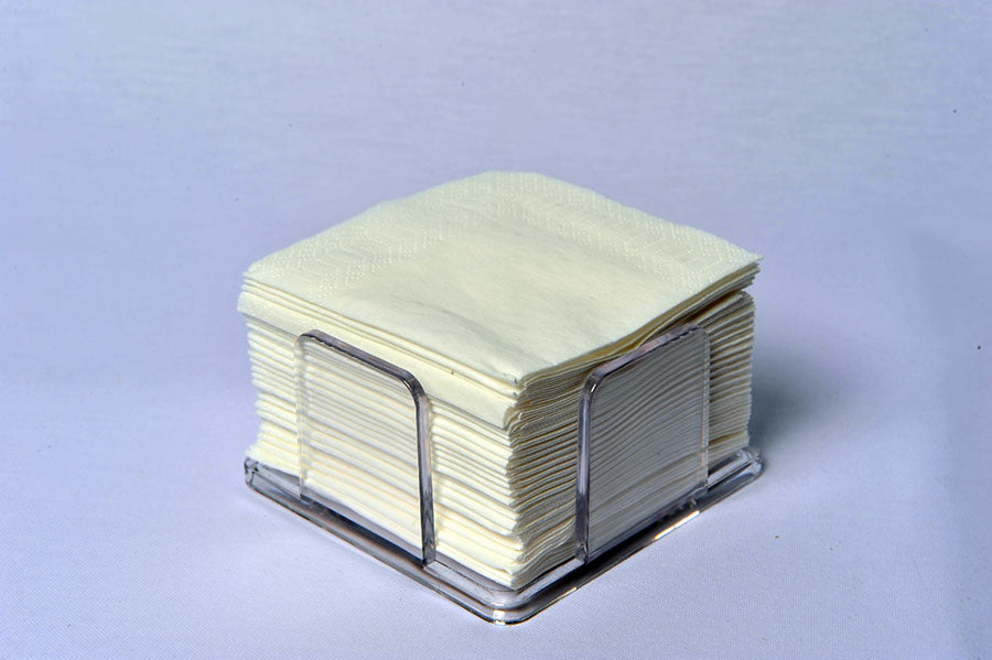 Servilletas 20x20 Cenefa 100ud. 60pq. Blanca